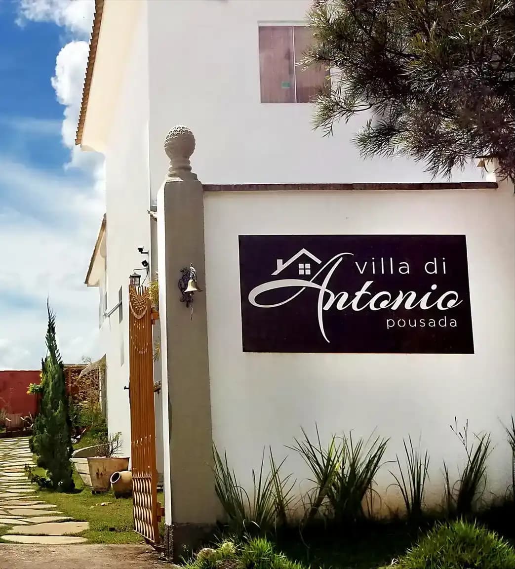 Fachada da Pousada Villa di Antônio em Tiradentes